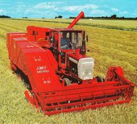 JF MS910 op een IH tractor jaren 70 (GB)