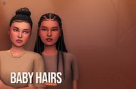 Baby hairs - double set(Download) | TwistedCat on Patreon
