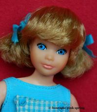 VINTAGE MOD POSE N PLAY SKIPPER BARBIE DOLL w/ ORIGINAL PLAYSUIT OUTFIT