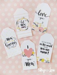 free printable mothers day tags