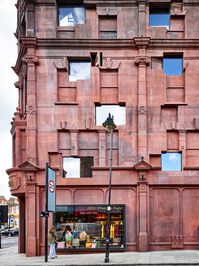 Amin Taha creates distorted replica of 19th-century London terrace block
