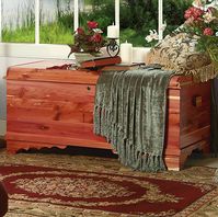 Solid Wood Amish Made Newport Cedar Chest