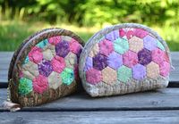 Hexagon Patchwork Purse Tutorial. How to Sew Photo Sewing Tutorial.