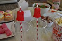 red coat straws pretty little liars party favors