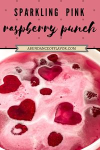 Sweeten up your celebrations with Sparkling Pink Raspberry Punch! Raspberry sherbet mixes with soda to create a fizzy drink for all ages.