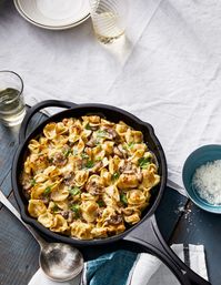 Baked Tortellini Alfredo With Mushrooms | Southern Living