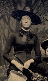 Tintype Witches (almost), 1875 from http://sexywitch.wordpress.com/2011/06/25/tintype-witches-almost-1875/#