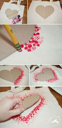 http://www.huffingtonpost.com/2015/01/27/easy-valentines-day-crafts-for-kids_n_6518196.html - make a heart outline with q-tip painting technique