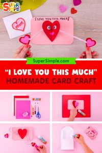 Open the card and stretch out the arms to see how much we care! 🥰