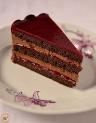 Praliné Paradicsom: Málna & csokimousse torta