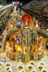 This was one of the most amazing things I ever did. A must do for all!! Samba School Parade in Sambadrome - Rio de Janeiro, Brazil