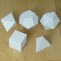 A site that has EVERY 3D shape imaginable as a PDF so your kids can print, cut, fold and glue! Even lists the number of faces, edges, and vertices