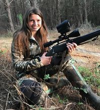 Hannah Barron on Instagram: “Sitting till Dark:30 waiting on hogs 🐗 - - Yes, we have a permit to hunt baited hogs here at night. Now we’re just waiting on them to roll…”