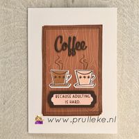 Dit is mijn inspiratiekaart voor de kleurencombinatie challenge van juni 2020. Cinnamon Cider, Early Espresso en Petal Pink. Ik gebruikte voor deze kaart de Nothing's Better Than stempels, Love You More Than stansen en Lovely Labels Pick A Punch.