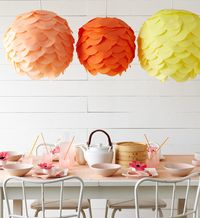 Oooh, pretty! DIY tissue paper lantern.