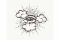 Eye of Providence in The Sky Tattoo (1245005) | Illustrations | Design Bundles