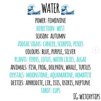 water element @witchytips #modernwitch