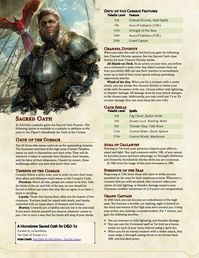 Oath of the Corsair - Freedom, Loyalty, Bravery. An Oath for Chaotic Paladins who care for nothing but their crew and treasure! : UnearthedArcana