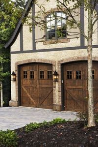 Carriage style garage doors!