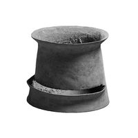 Concrete Echelon Planter by OPIARY (D20", H18") For Sale at 1stDibs