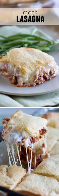 Mock Lasagna Recipe - Taste and Tell