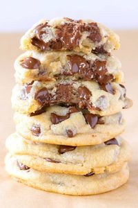 The BEST Healthy Chocolate Chip Cookies recipe- No sugar, no white flour, no butter and no grains! Soft and chewy chocolate chip cookies recipe that happens to be low carb, vegan, paleo and gluten free- Keto option included!