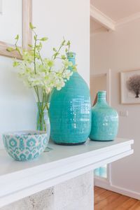This makes me think of a good friend of mine, it's so her style! House of Turquoise: Coastal Style Blog
