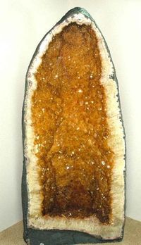 Citrine the "HAPPY STONE" that never needs cleaning! Also said to bring customers when kept in the cash register
