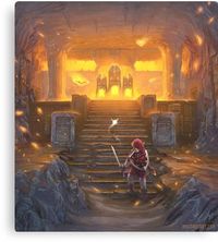 The Fire Temple Canvas Print
