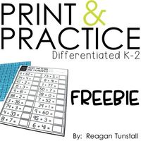 FREE DOWNLOAD at my TpT Store. Freebie printable math practice pages, click download now! This math freebie is differentiated for Kinder, first, and second grade. These no prep, print and go worksheets include one more, one less, ten more, ten less, 2D & 3D shapes, comparing numbers to 20 and to 120, and addition within 10, 20, 100. To learn more about “Math Freebie”, visit www.tunstallsteachingtidbits.com