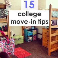 College Move In Tips