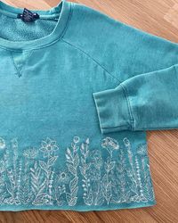 Trish Stitched on Instagram: “I love clothes. And I really love altering them. Thanks for passing your previously loved pullover to me Mom. It’s definitely more my style…”
