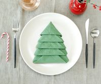 Christmas Tree Napkin Fold: 10 Steps (with Pictures)