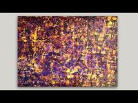 Painting Visual Textures with Acrylic Paint - YouTube