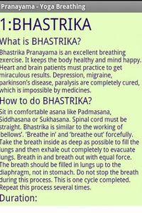 Bhastrika pranayama
