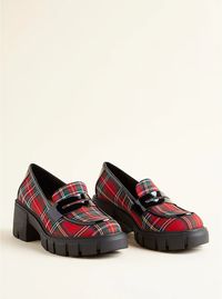 Plus Size Betsey Johnson Creeper Heel (WW), RED