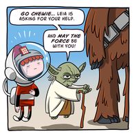 #starwars #yoda #chewie #chewbacca