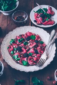 Tataki de bœuf & mûres