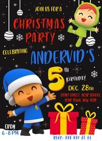 #birthdayinvitation #christmas #christmasdinner #christmasinvitation #christmasinvite #christmasparty #christmasprintable # Pocoyobirthday #pocoyo #Pocoyoinvitation #Pocoyoinvite #Pocoyoparty #Pocoyoprintable
