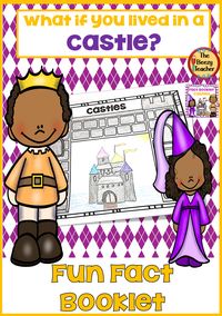 Kids are fascinated by castles and they will love reading about life in these magnificent old buildings. Our fact booklets offer kids wonderful opportunities to use their research skills as well as imagination to write and draw. #castles #thebeezyteacher #kindergarten