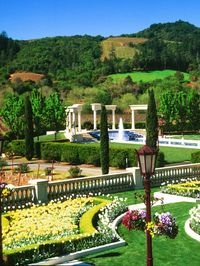 Ferrari Carano, Sonoma, CA. Wine tasting. Several times. Stunning winery!