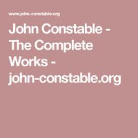 John Constable - The Complete Works - john-constable.org