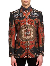 Givenchy Persian Print Wool Blazer