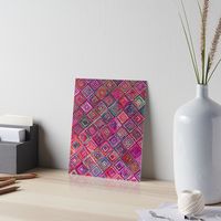 "Pink Oriental Traditional Moroccan Pattern Artwork" Art Board Print for Sale by Arteresting | Redbubble