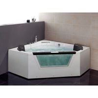 Ariel Bath 59" x 59" Whirlpool Tub