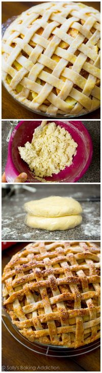 How to make my FAVORITE ultra flaky homemade pie crust! Step-by-step photos included.