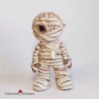 Amigurumi Mummy Doll PDF PATTERN ONLY Crochet Halloween - Etsy