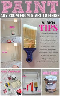 Hey ya'll! Today we're talking about another one of your FAQS: How to paint a room. Painting a room seems really easy to me now, but I remember how daunting it can be if you've never done it before. L