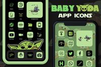 Mandalorian Baby Yoda App Icons