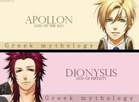 Kamigami no Asobi Greek Απόλλωνας=Apollon Διόνυσος=Dionysus
